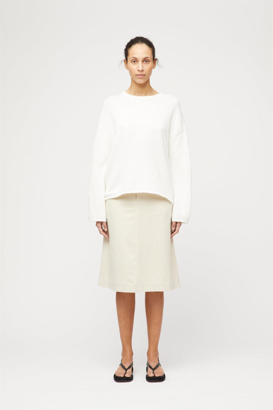 Linen Côte D´Azur Skirt Natural
