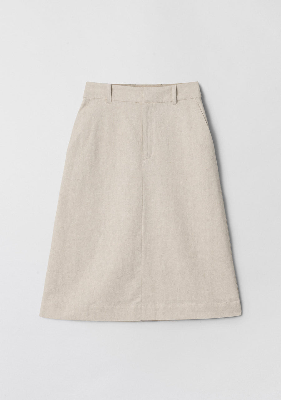 Linen Côte D´Azur Skirt Natural