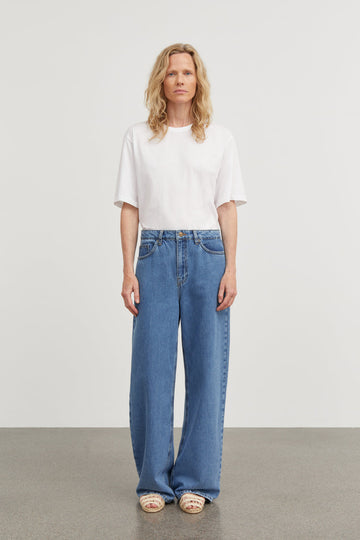 Willow Wide Jeans Washed Blue
