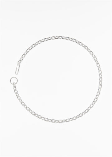 Standard Necklace Thin Silver