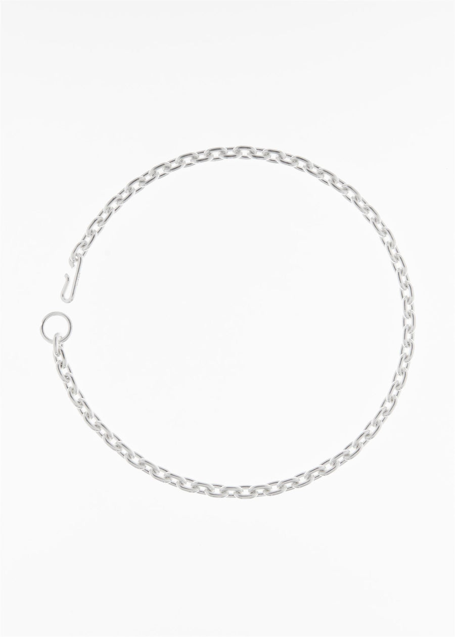 Standard Necklace Thin Silver
