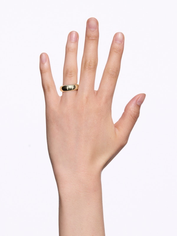 Omotesando Chunky Ring Gold 7 mm