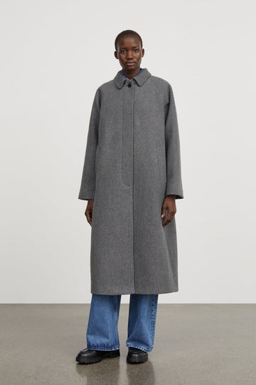 Mary Coat Grey Structure