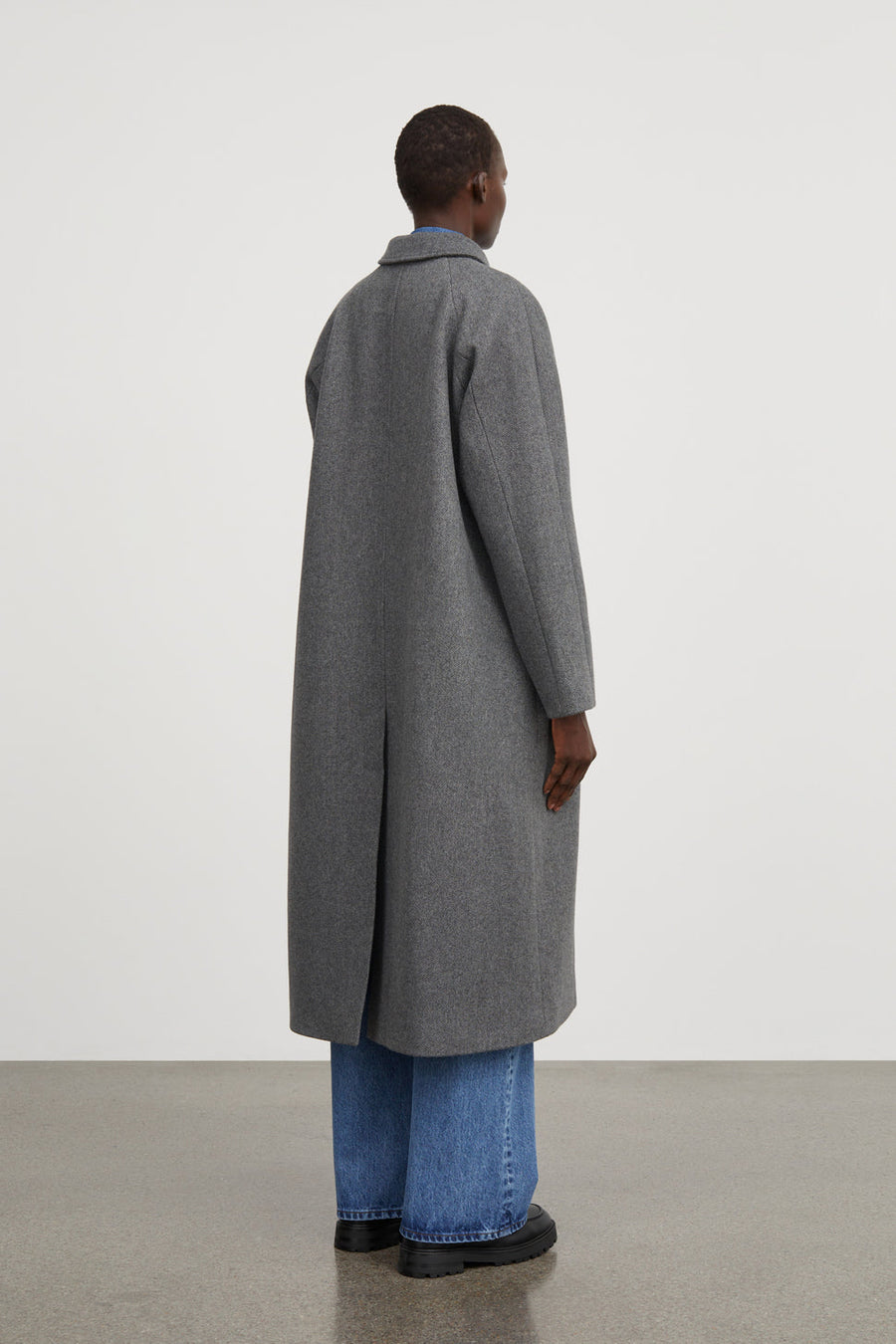 Mary Coat Grey Structure