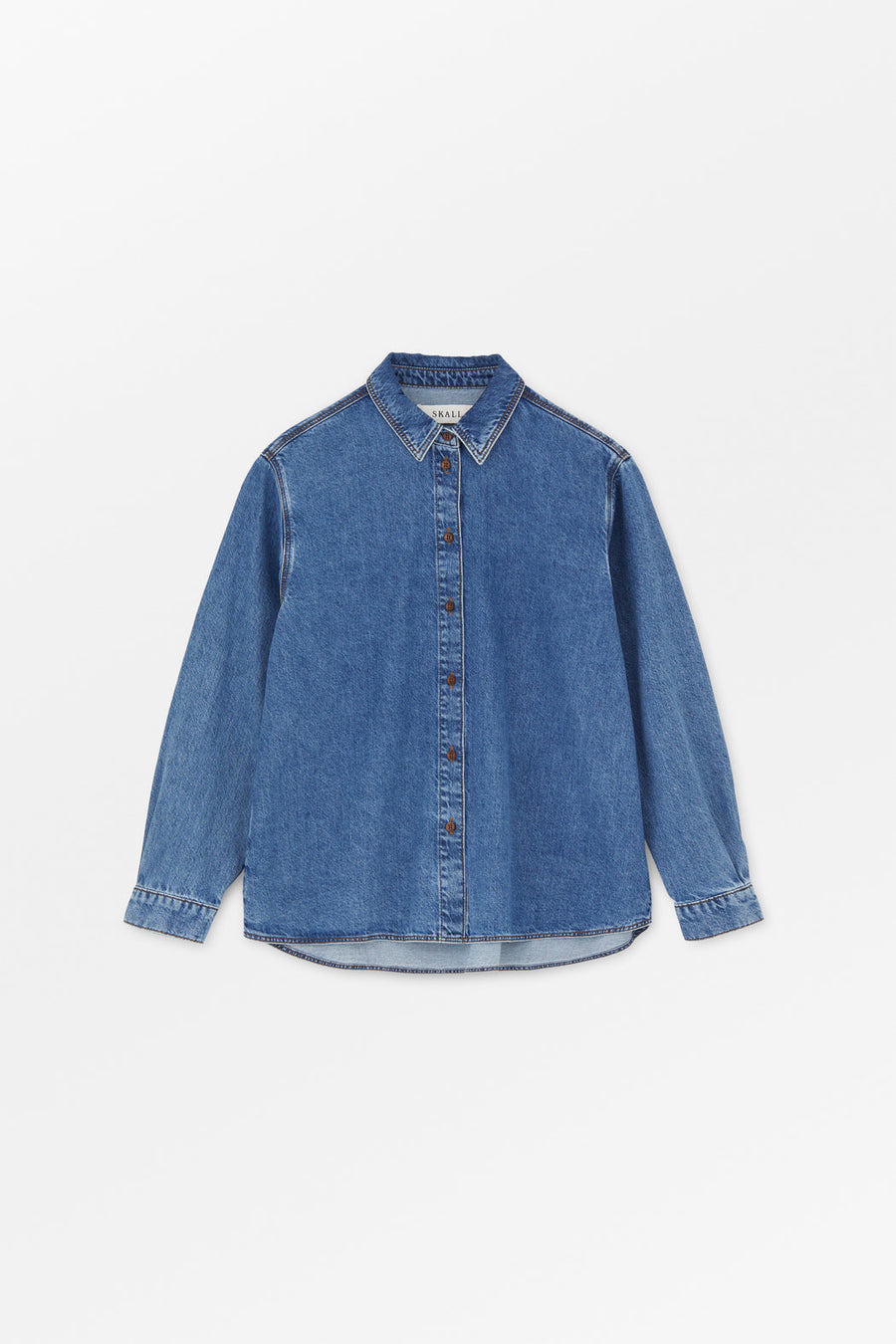 Millington Shirt Washed Mid Blue