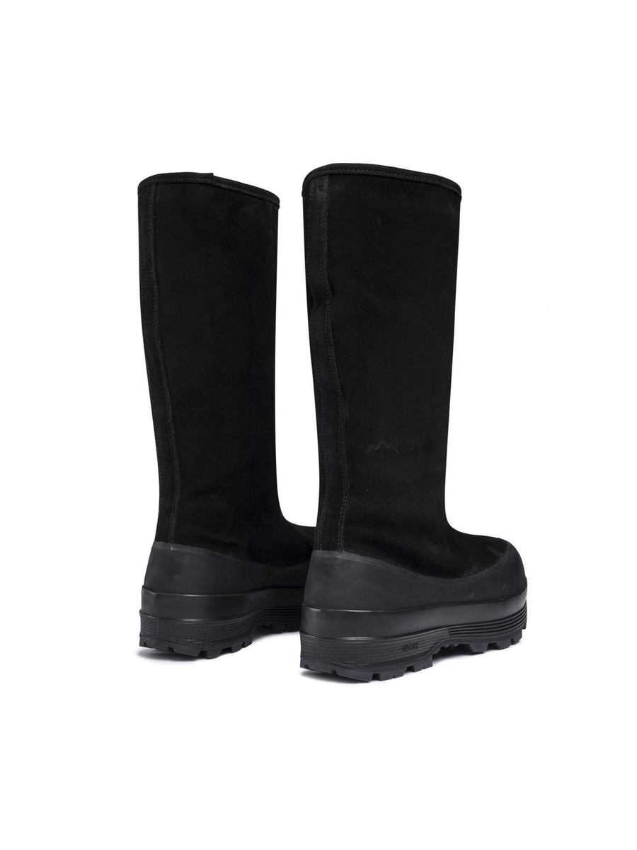 Alta Badia Shearling Black Suede