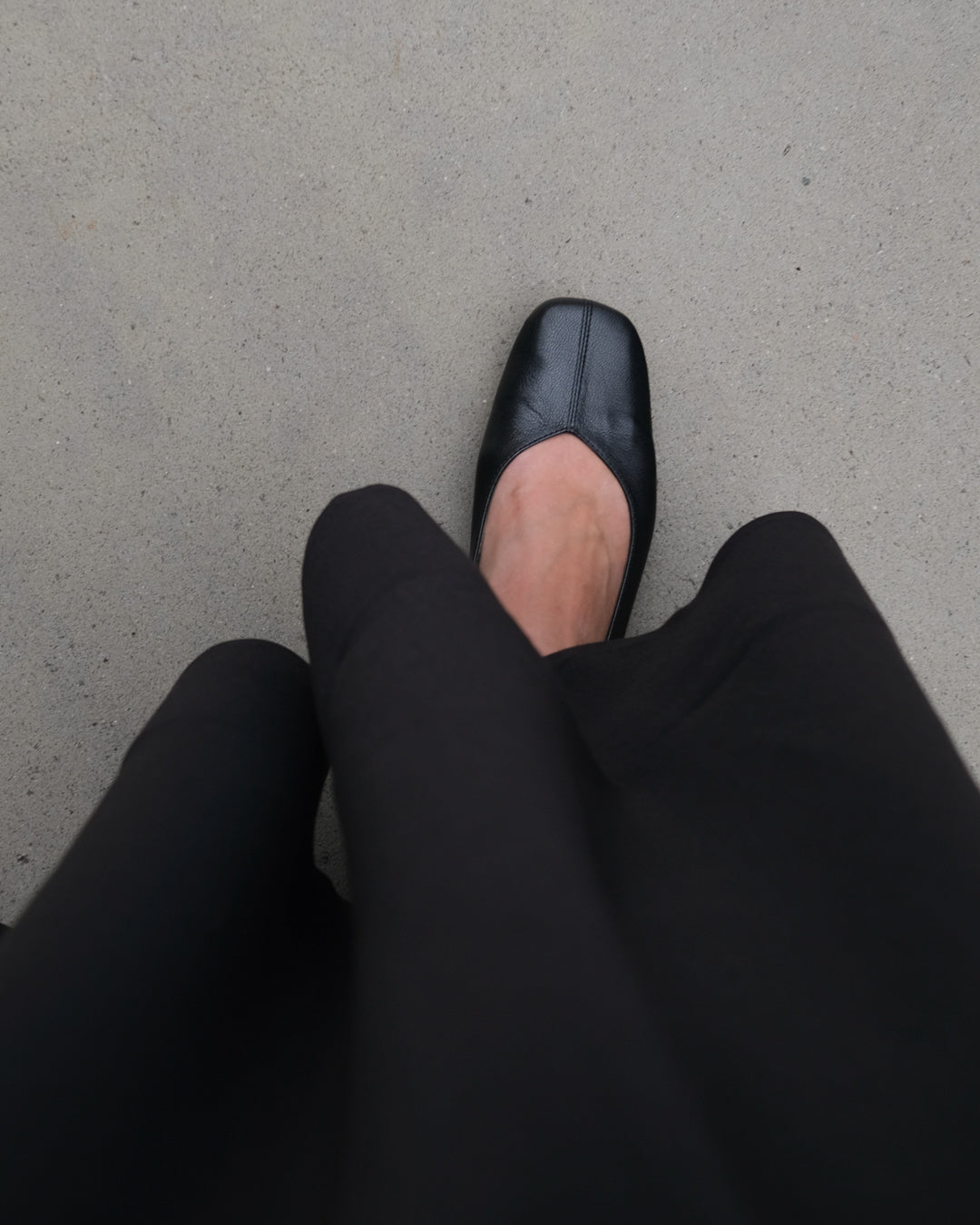 Juliet Square Ballerina - Black