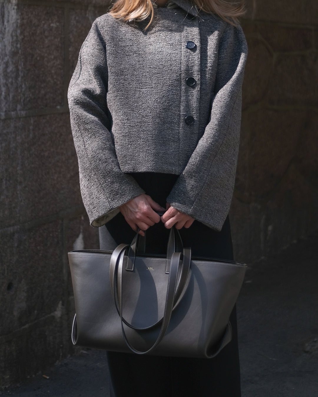 Clarissa Structure Blend Jacket - Mink Melange