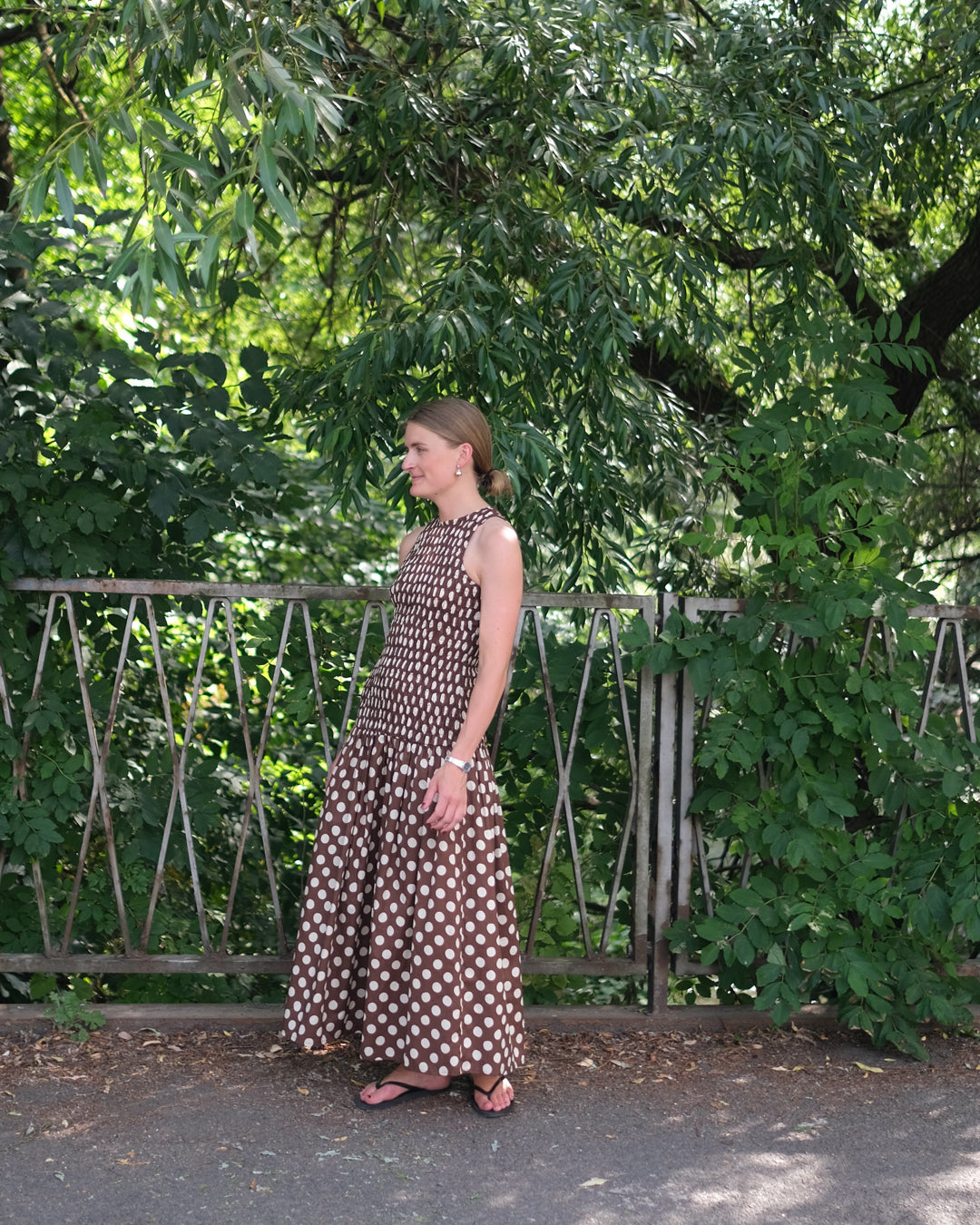 Luisa Midi Dress - Cioccolato Dot