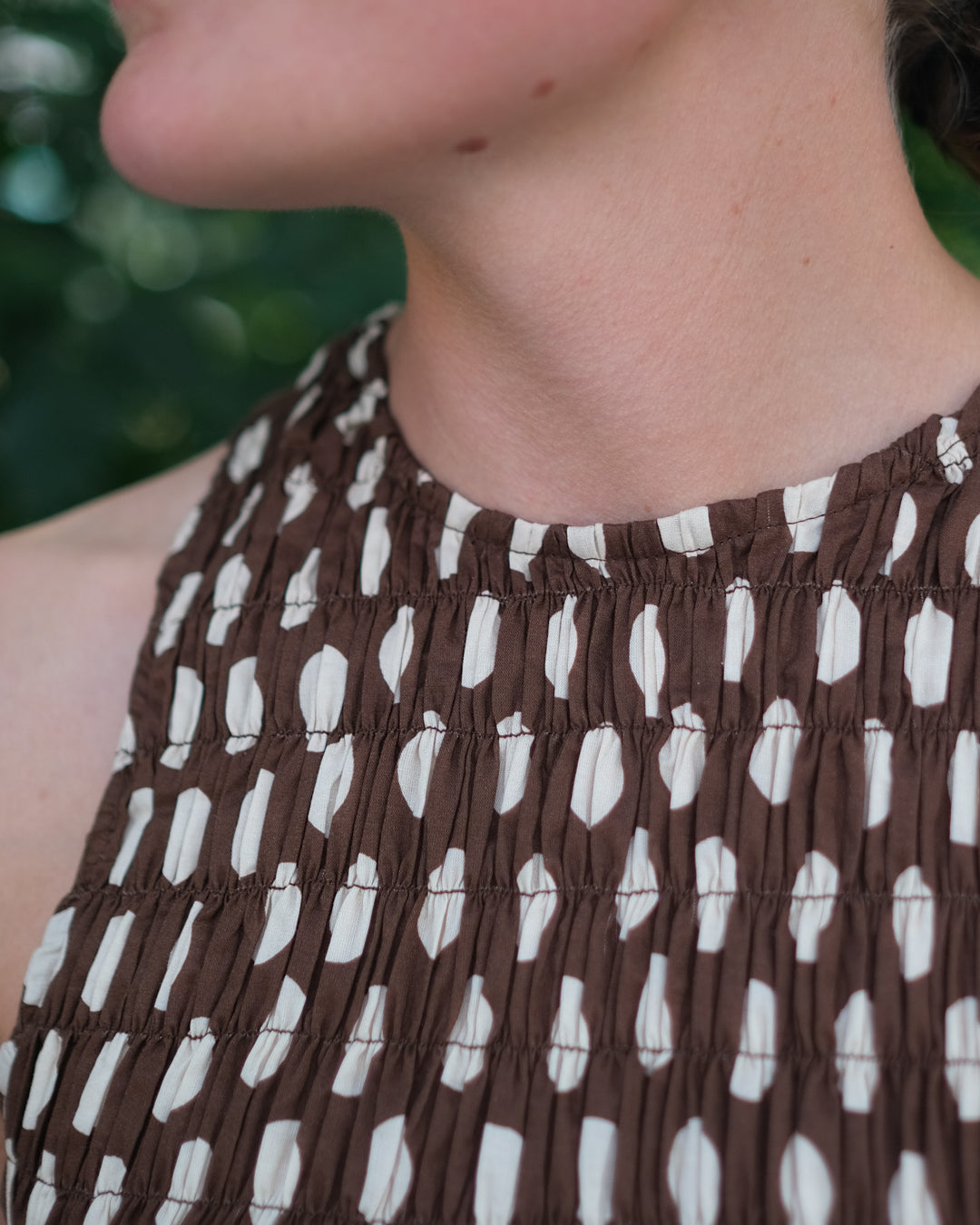 Luisa Midi Dress - Cioccolato Dot