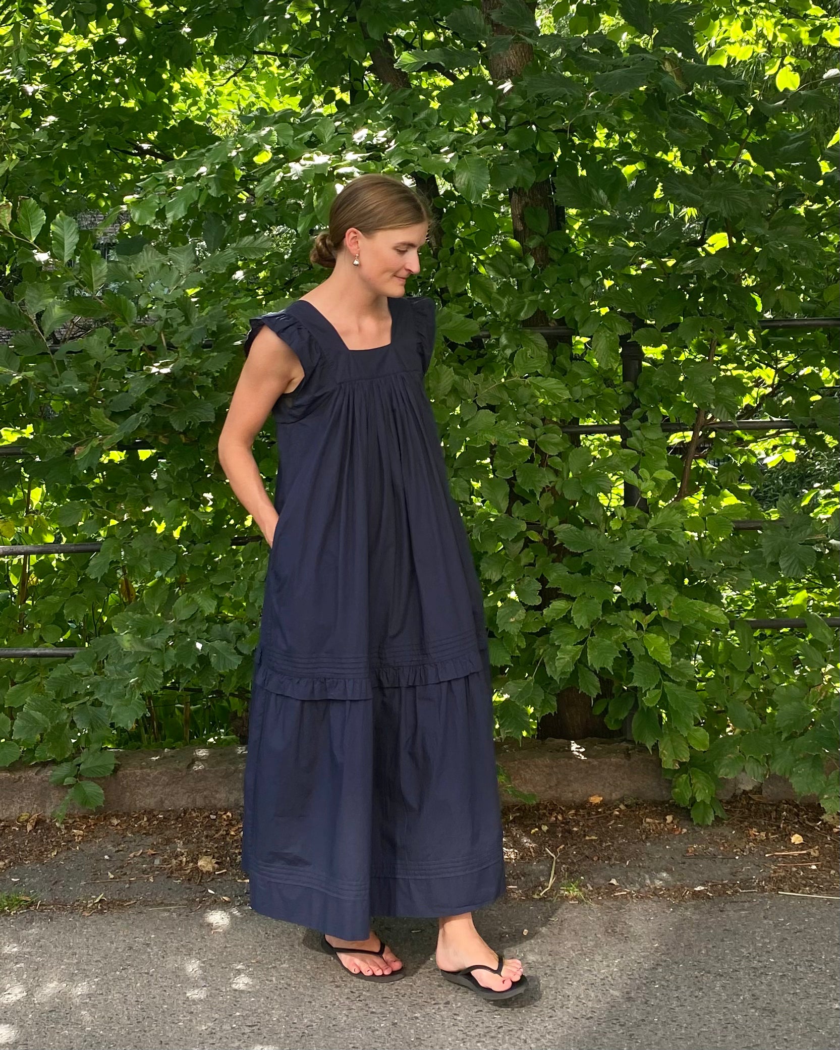 Alina Dress - Dark Navy