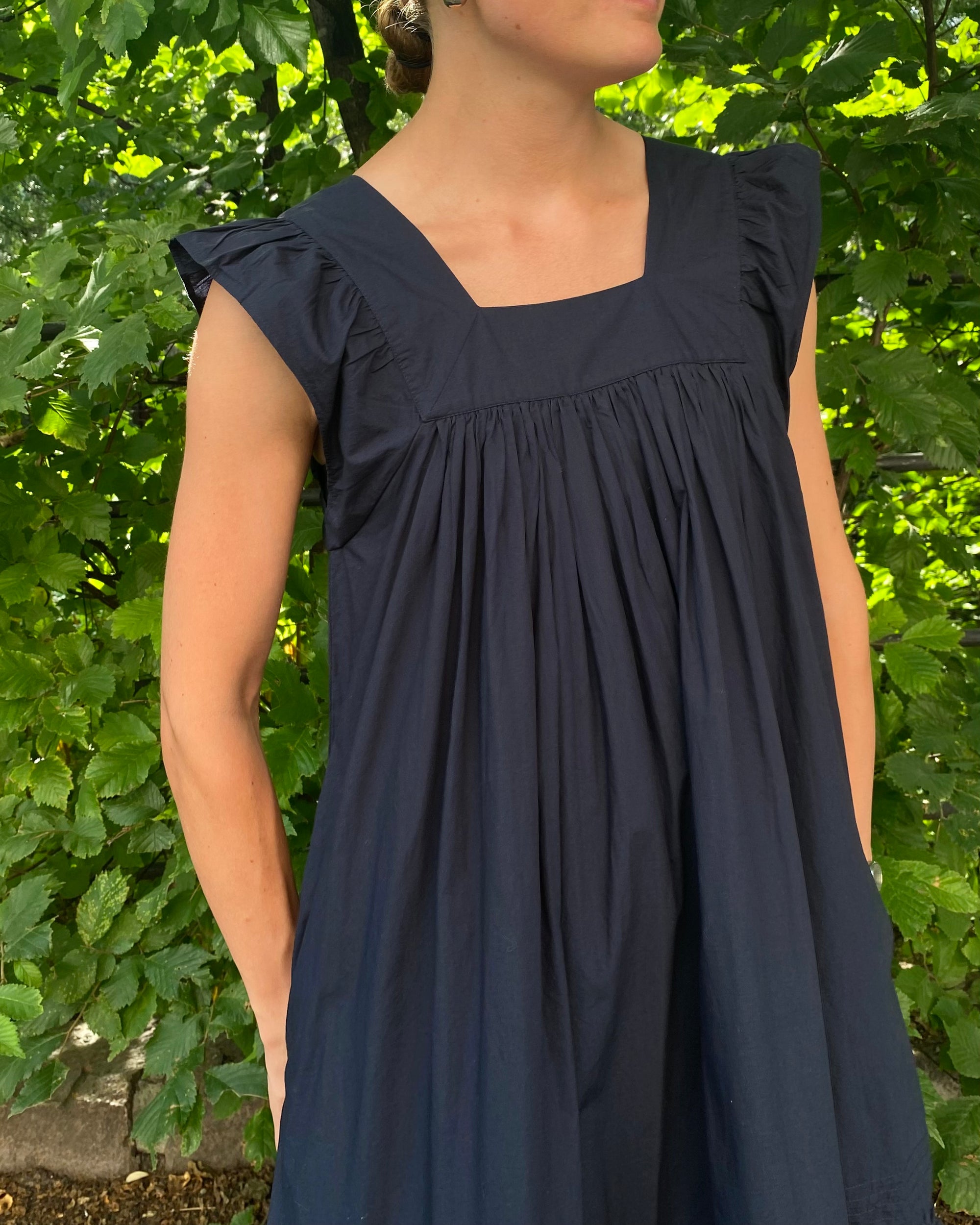 Alina Dress - Dark Navy