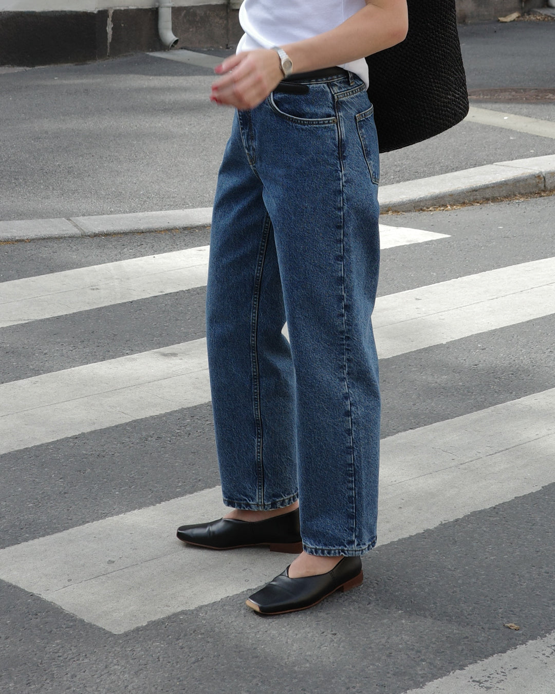 Square Loafer - Black