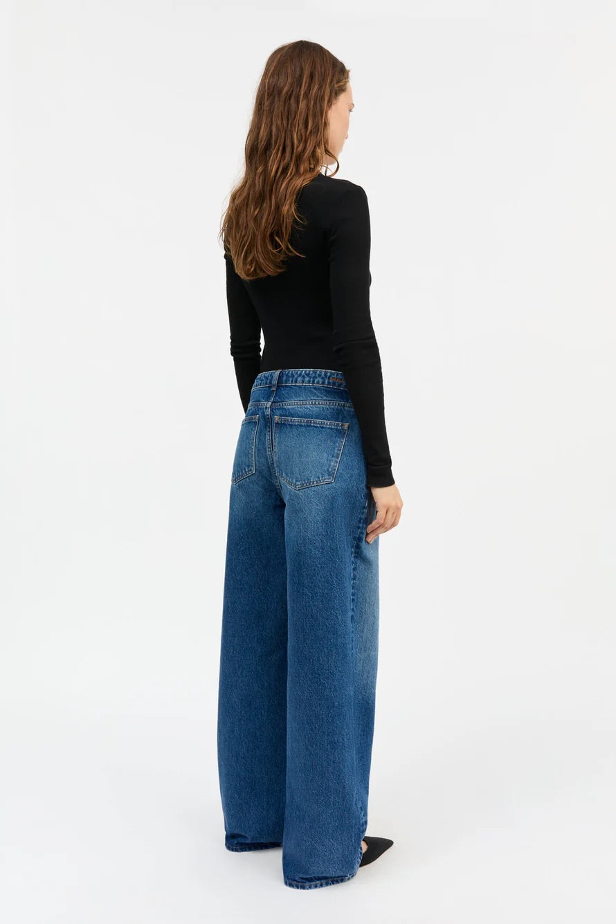 Willow Wide Jeans Vintage Washed Blue
