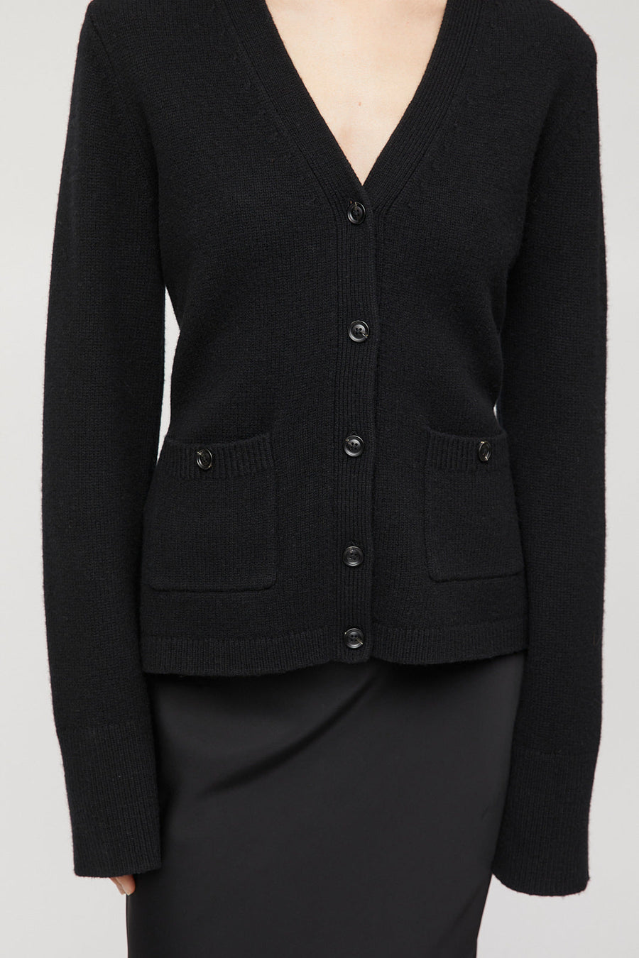 Adele Cardigan Jet Black