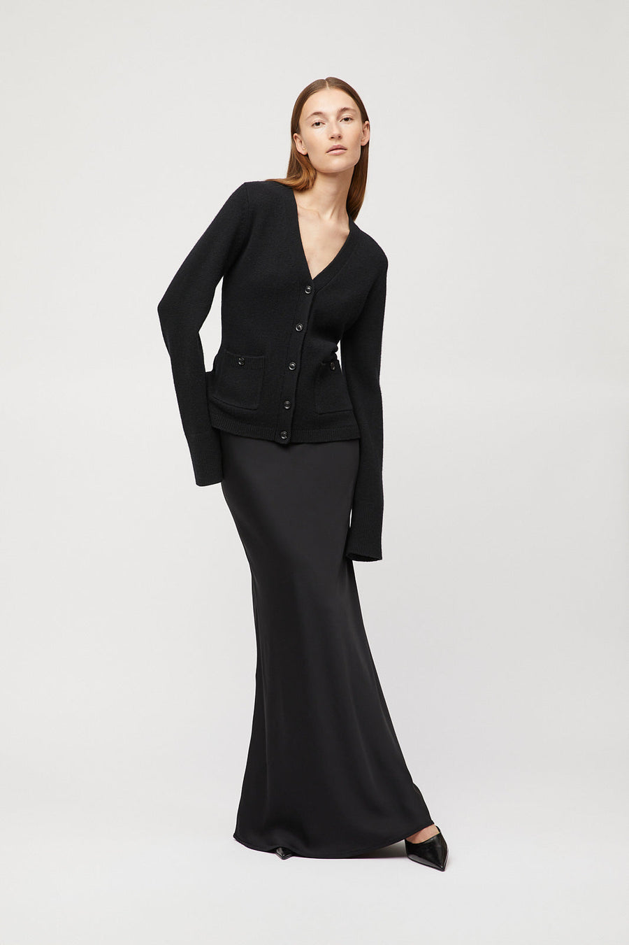Adele Cardigan Jet Black