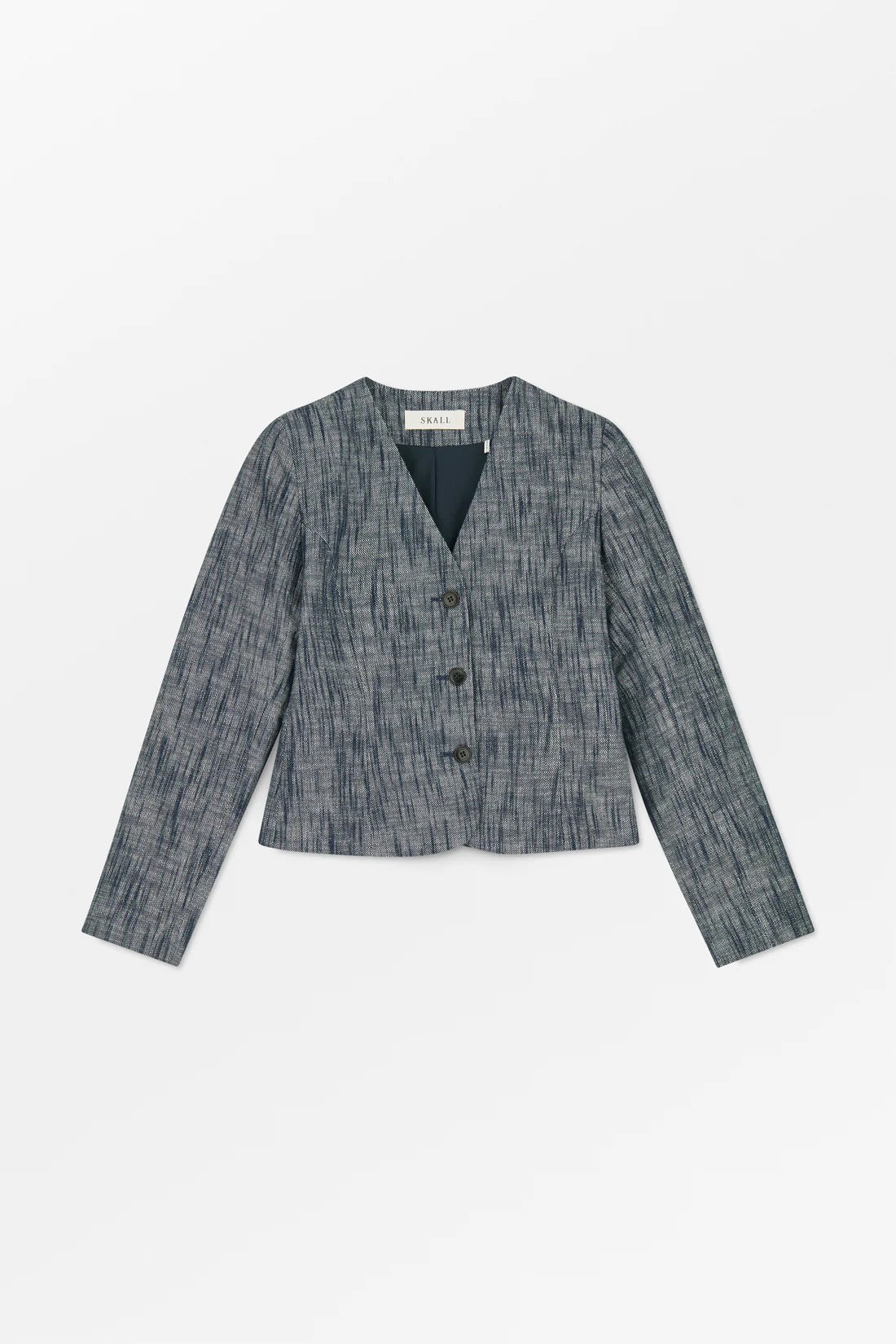 Adriane Blazer - Indigo/Linen