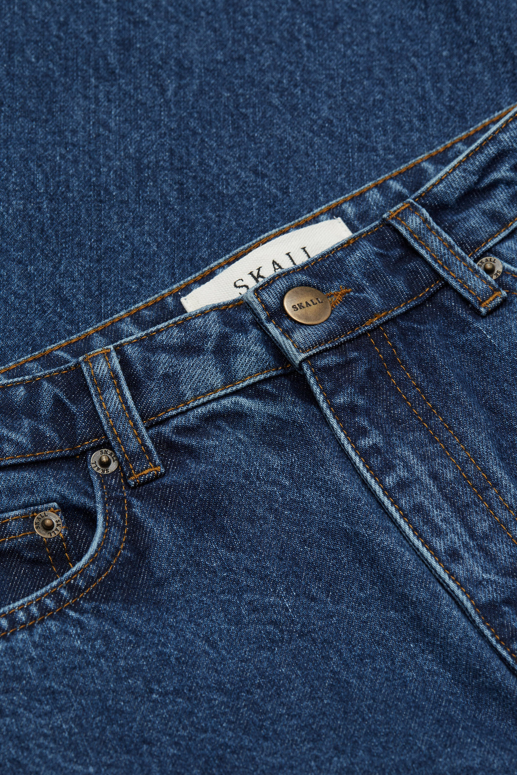 Allison Cropped Jeans Mid Blue