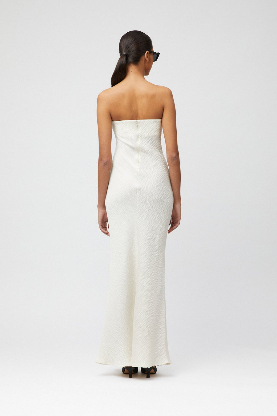 Amara Strapless Dress Cream