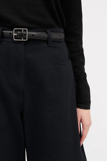 Ami Leather Belt Black