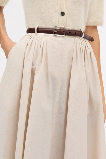 Ami Leather Belt Brown