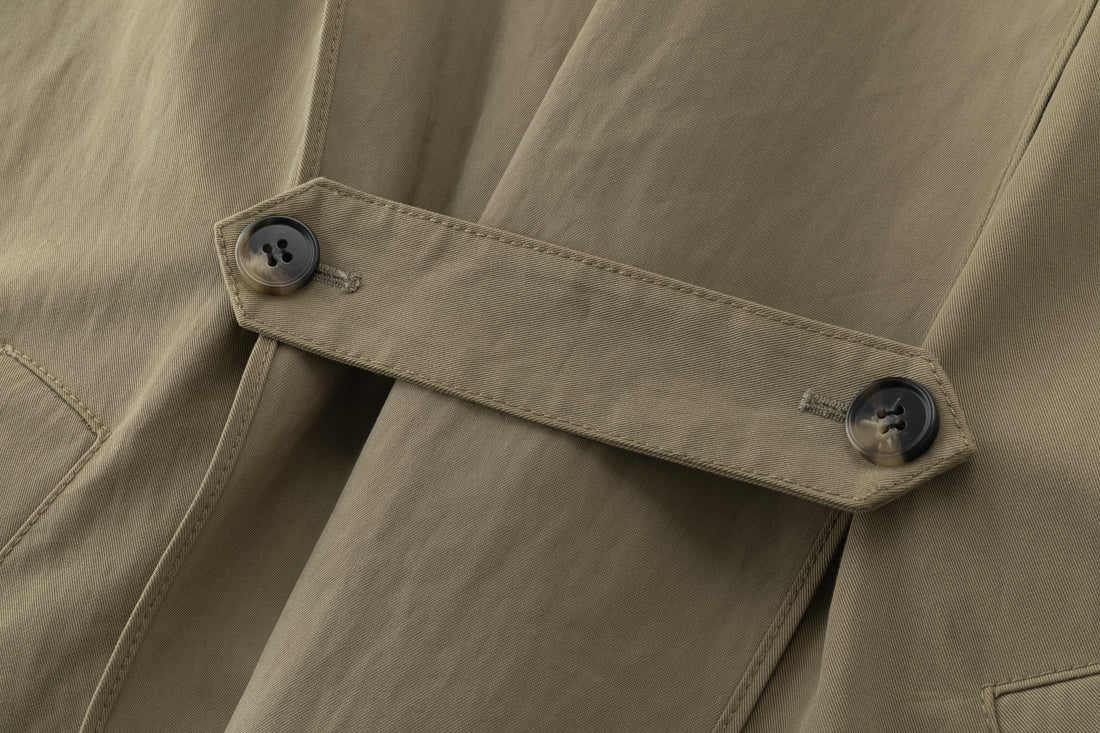 Amit Cape Trench - Khaki
