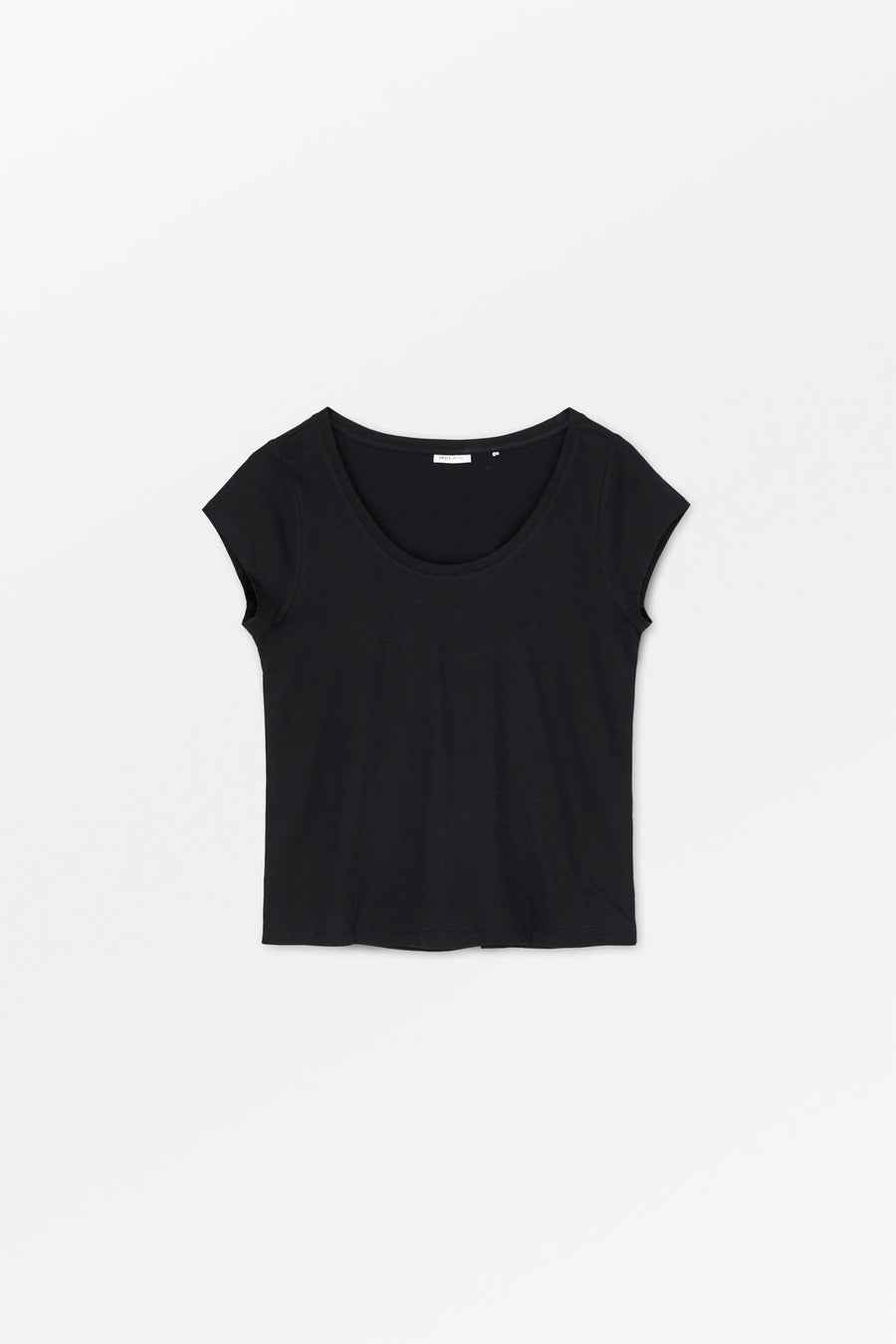 Andy Wide Neck Tee Black