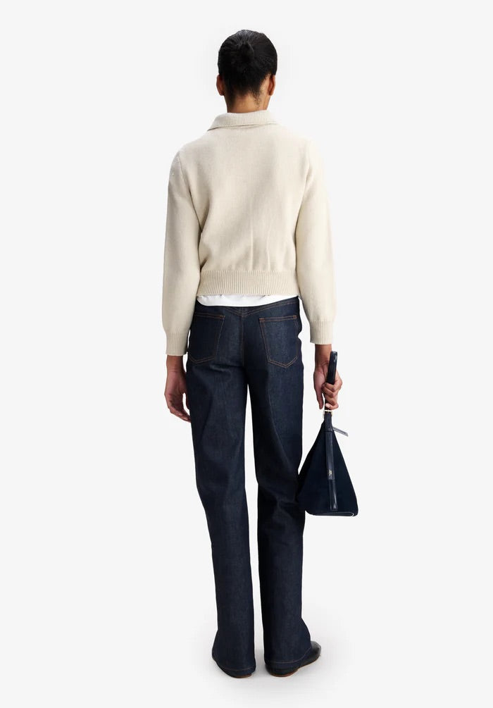 Marie Wool Cardigan - Mastic