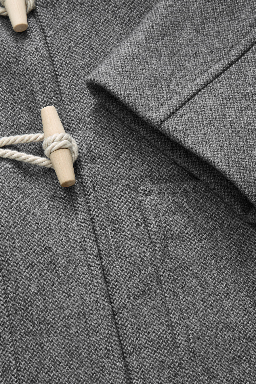 Bibi Duffle Coat Grey Structure