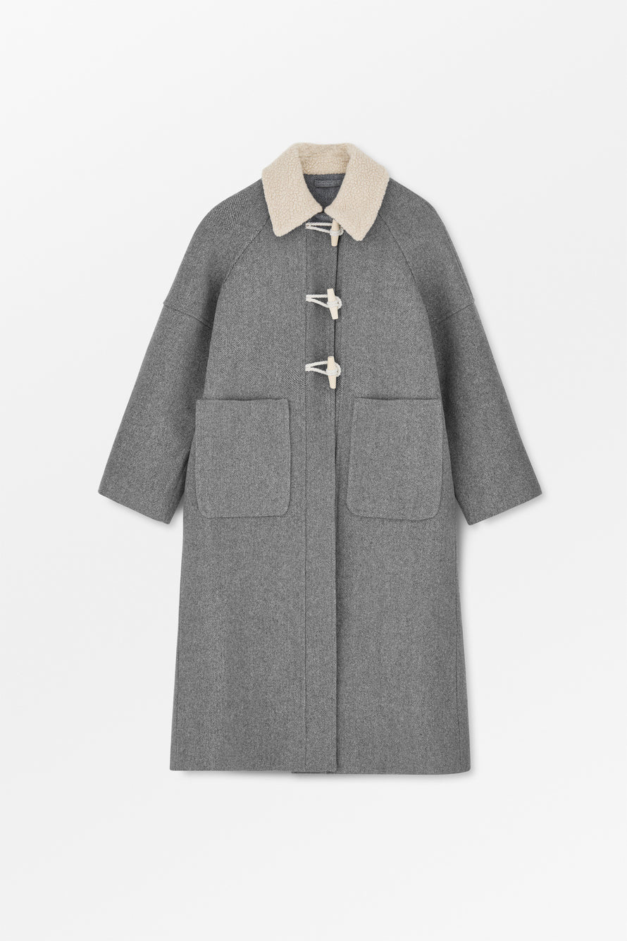 Bibi Duffle Coat Grey Structure