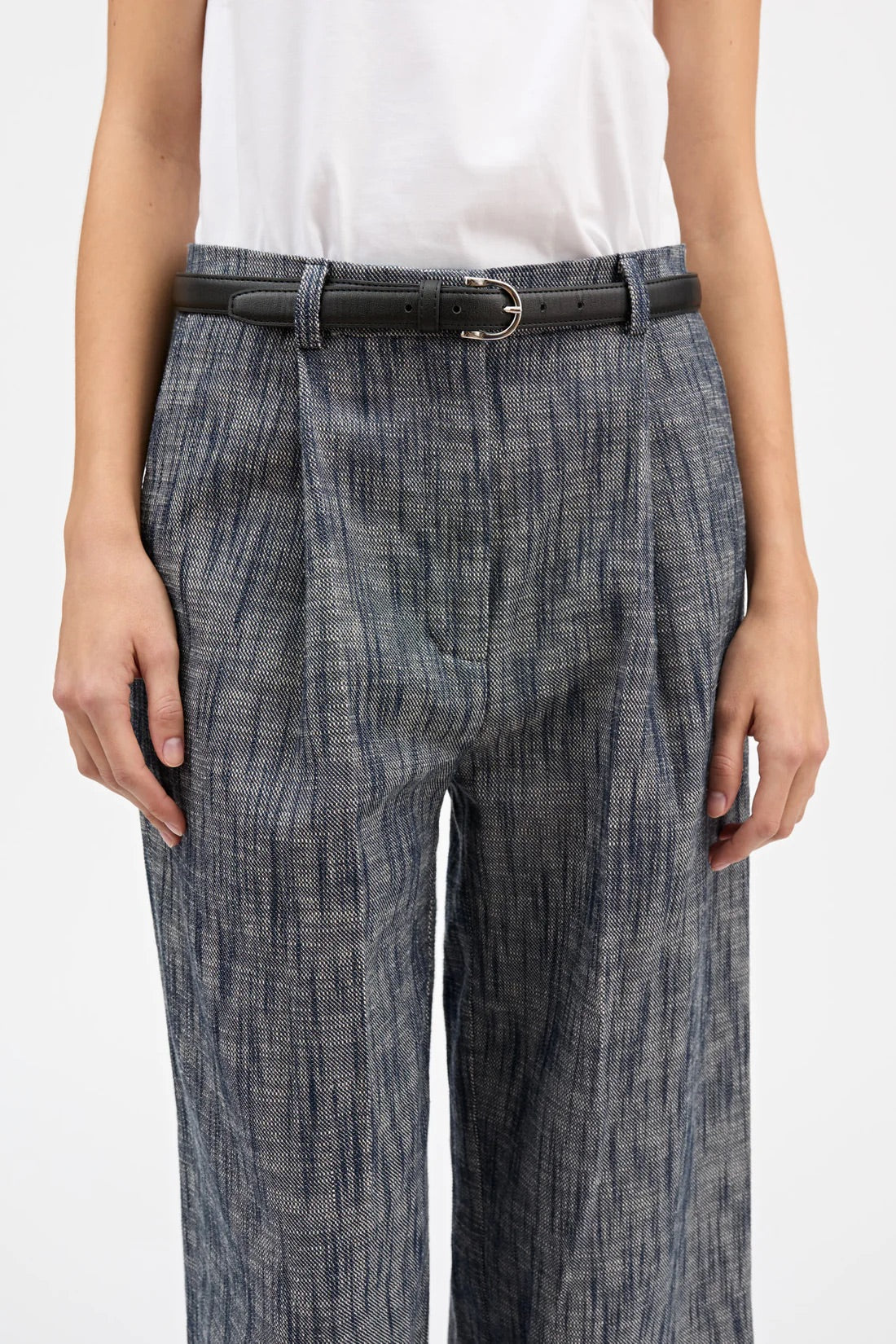 Bob Trousers - Indigo/Linen