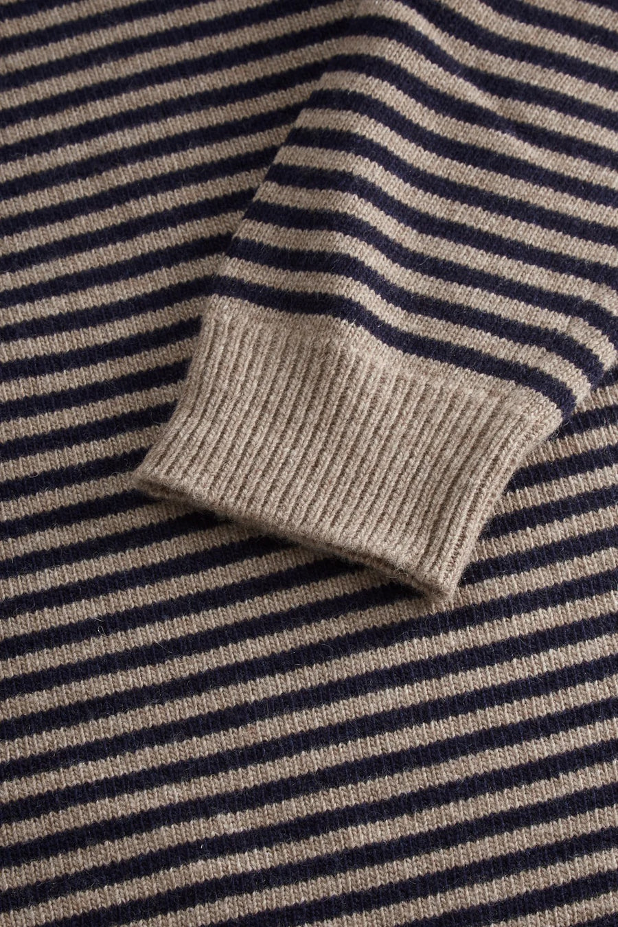 Cameron Jumper Brown/Navy Stripes