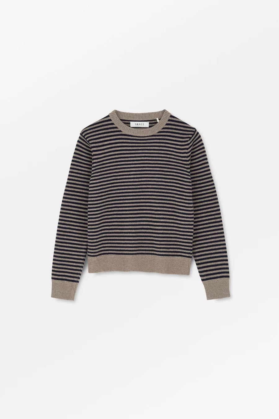 Cameron Jumper Brown/Navy Stripes