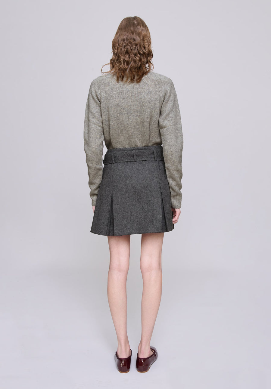 Cecile Skirt Heather Grey