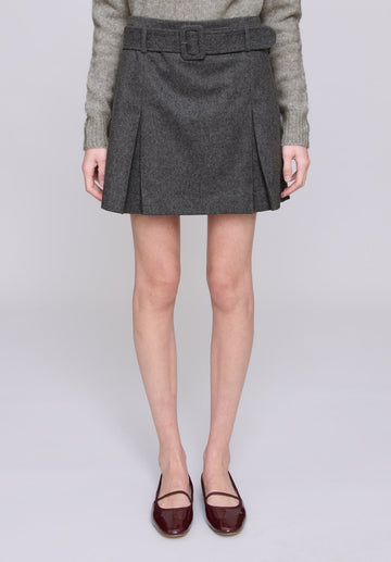 Cecile Skirt Heather Grey