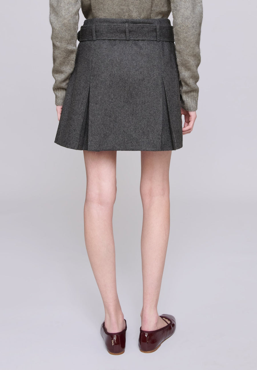 Cecile Skirt Heather Grey