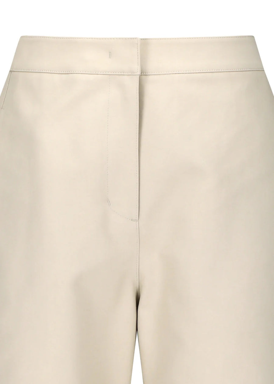 Curved Long Pants Beige