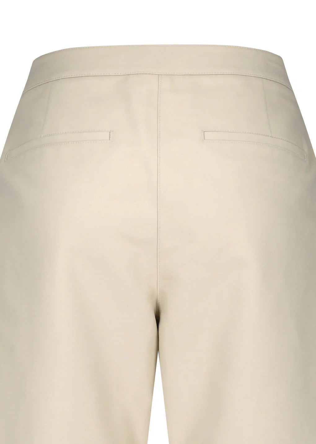 Curved Long Pants Beige