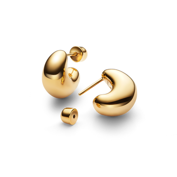 Tryvann Pillow Earring Gold