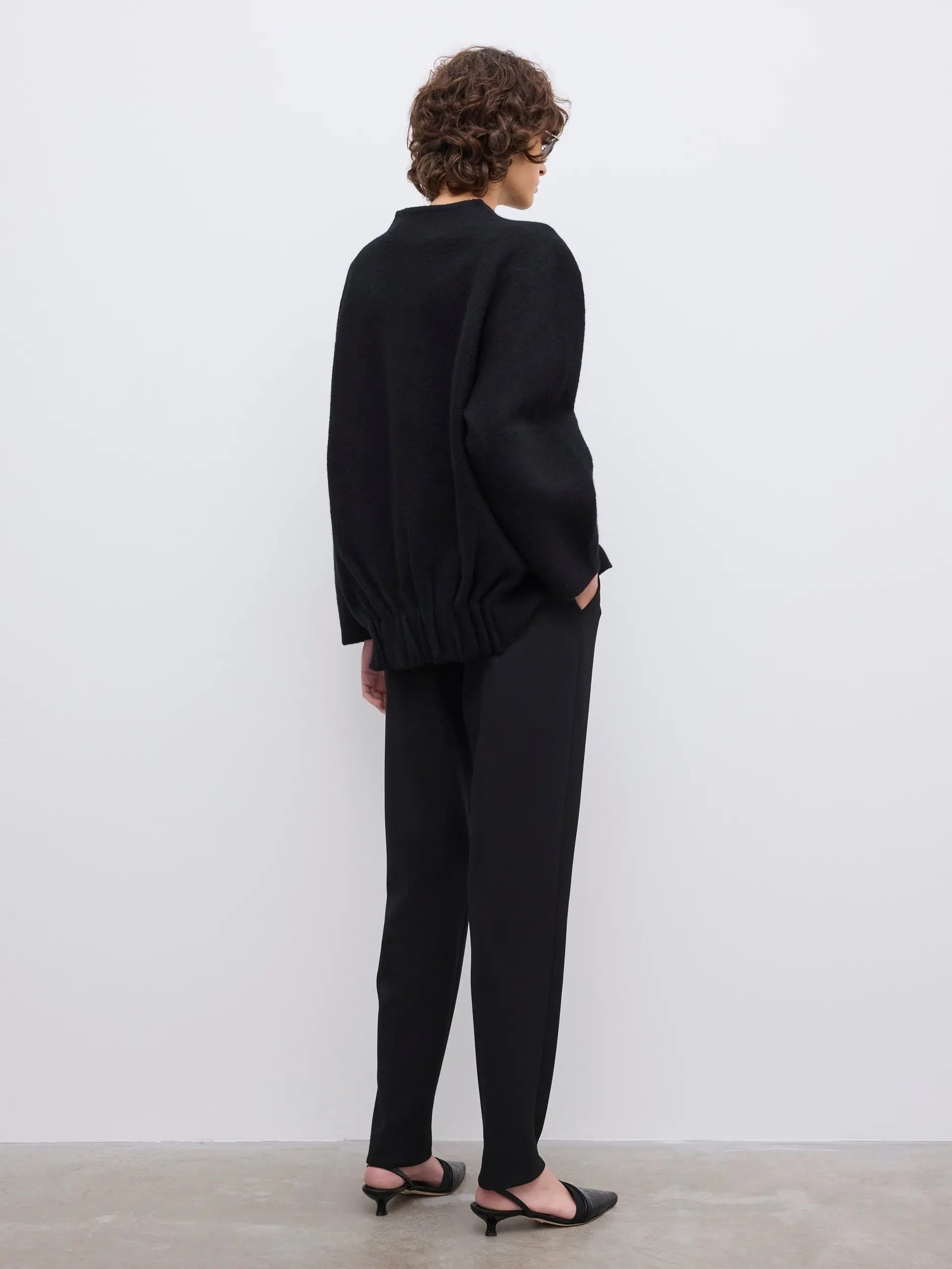 Bea Long Cardigan - Black