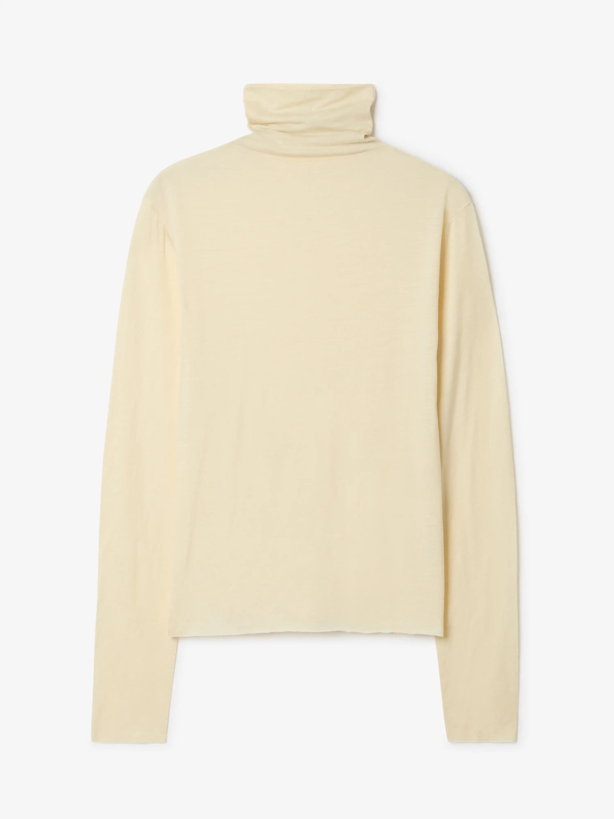 Wool Jersey Rollneck - Cream White