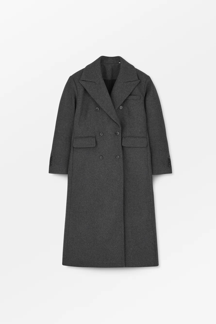 David Coat Dark Grey Melange