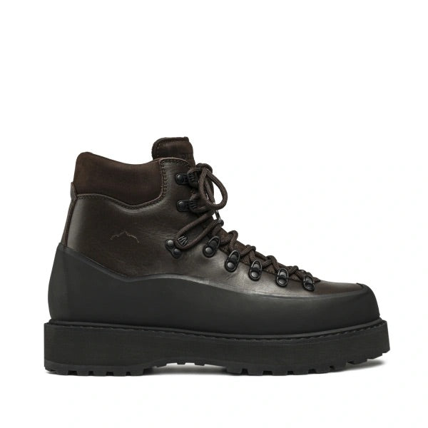 Roccia Vet Due Gomma - Mogano Leather