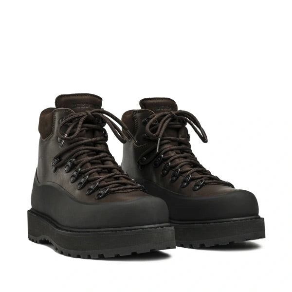 Roccia Vet Due Gomma - Mogano Leather
