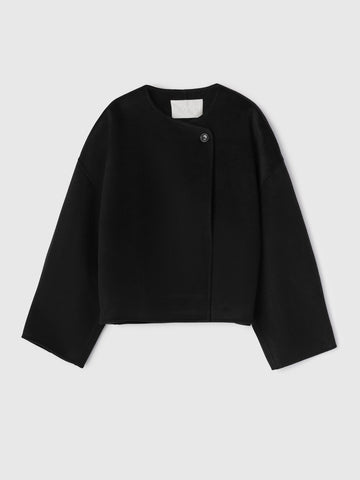Double Cocoon Jacket Black