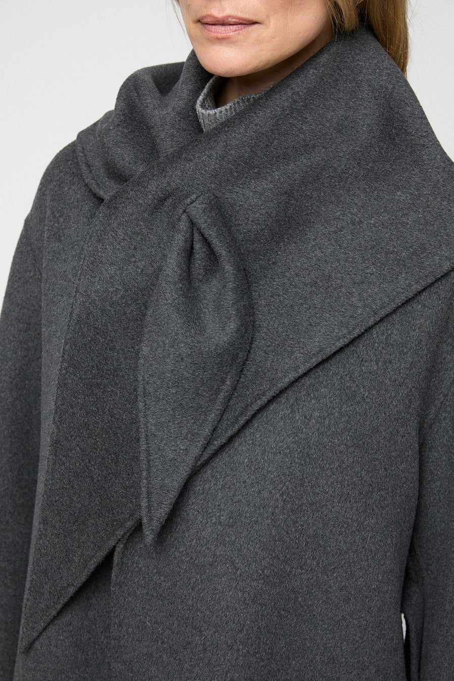 Double Rider Scarf Charcoal