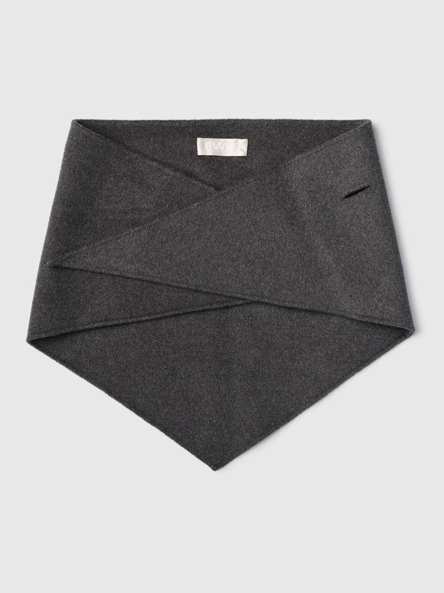 Double Rider Scarf Charcoal