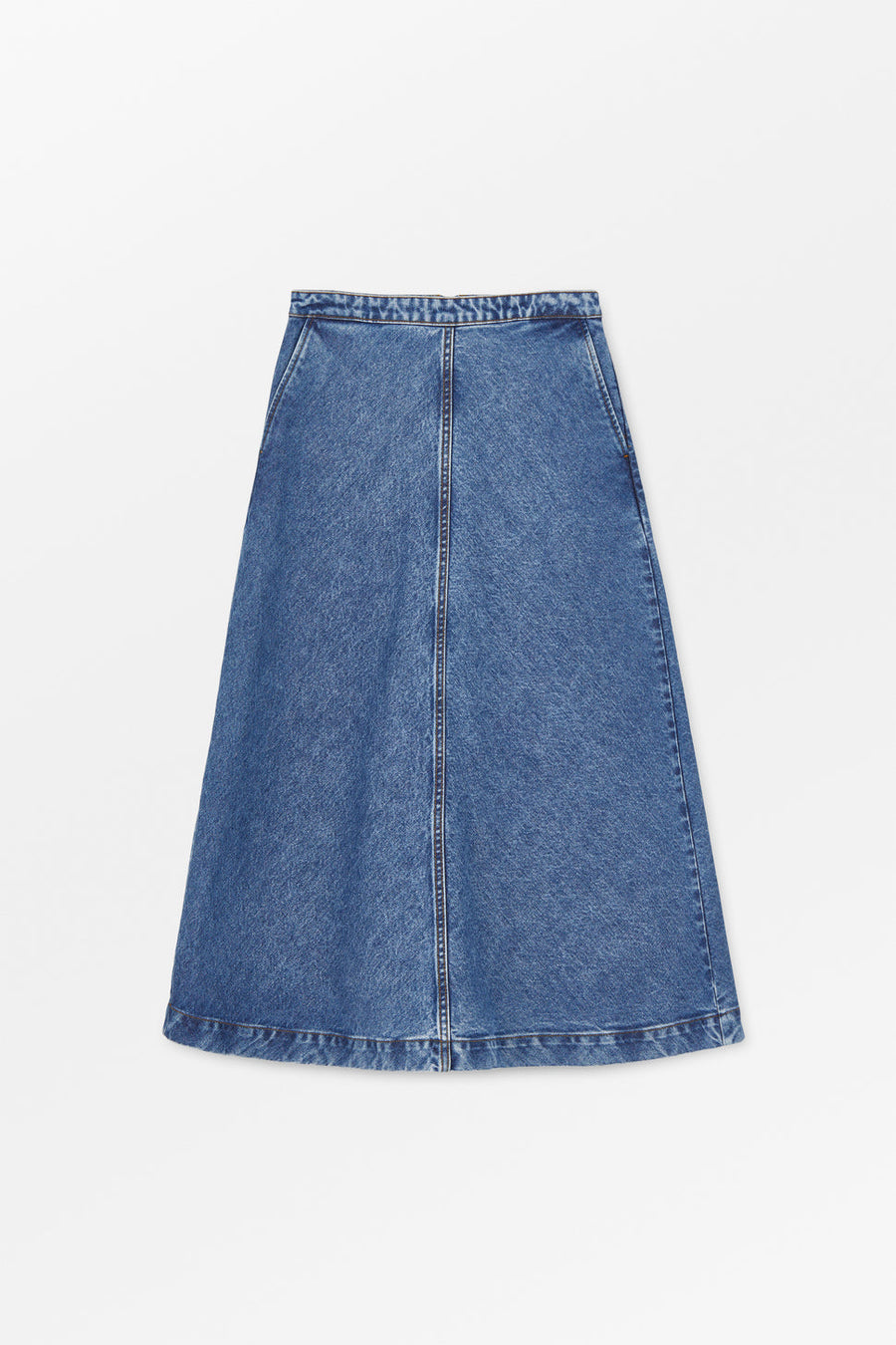 Imana Skirt Washed Mid Blue