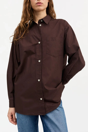 Edgar Shirt Dark Brown