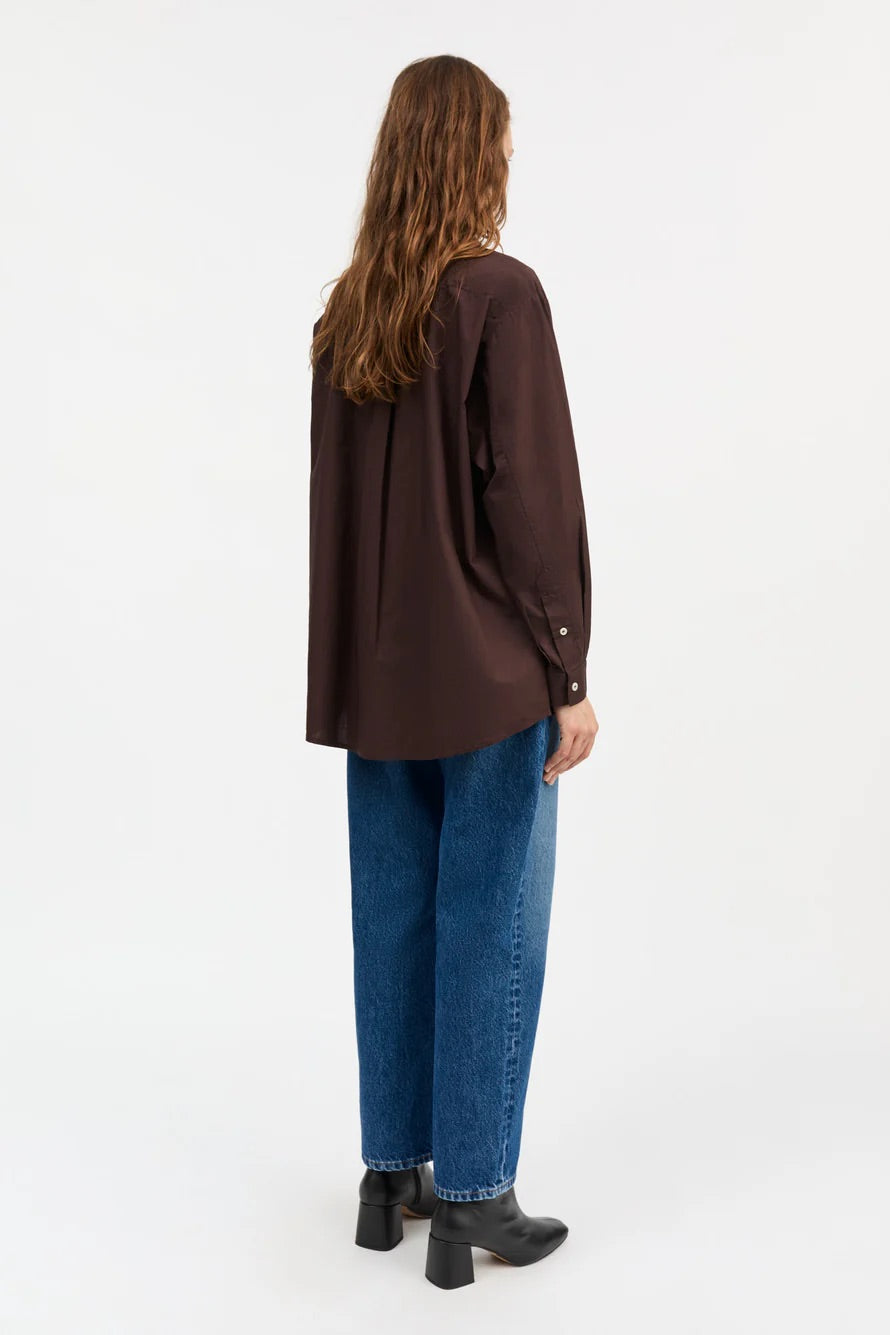 Edgar Shirt Dark Brown